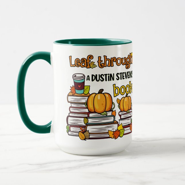 Mug Feuilleter un livre de Dustin Stevens (Gauche)