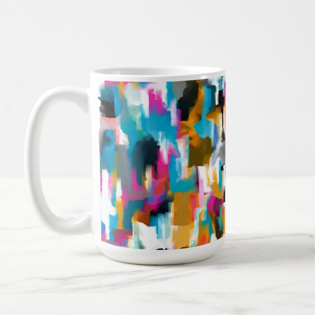 Mug Feuillu Rose  (Gauche)