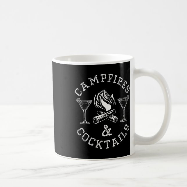 Mug Feux de camp de femmes et queues de feu de camp ho (Droite)