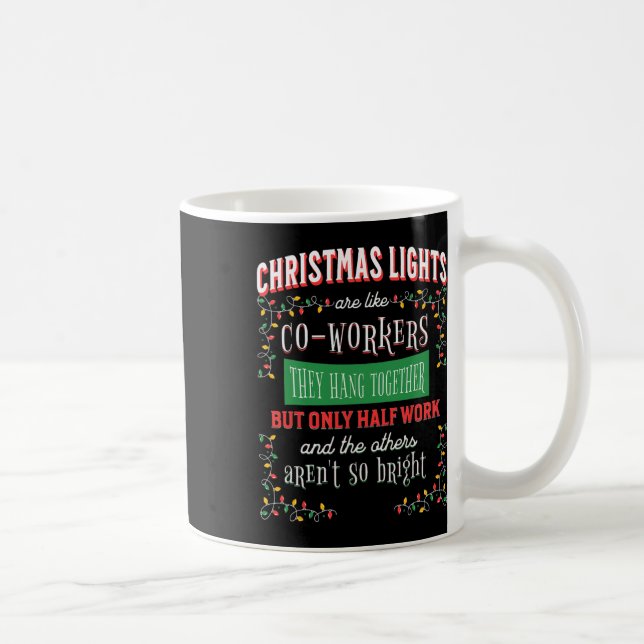 Mug Feux de Noël Comme Coworkers Office Plaisanterie a (Droite)
