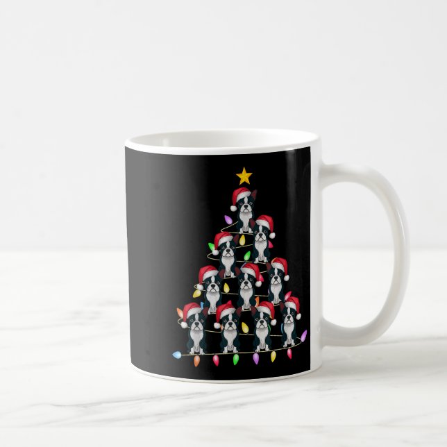 Mug Feux de Noël Hommes Femmes Père Noël Boston Terri (Droite)