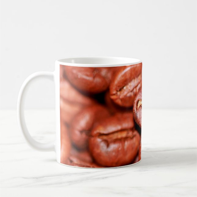 Mug Fèves de café Brown grillées (Gauche)