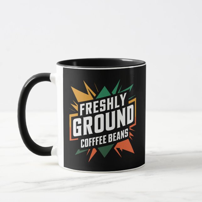 Mug Fèves de café fraîchement moulues (Gauche)