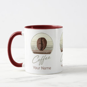 Mug Fèves De Café Pour Espresso Et Retro Barista