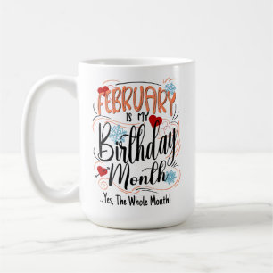 Mug Février Anniversaire Mois, Tout Mois, Capricorne
