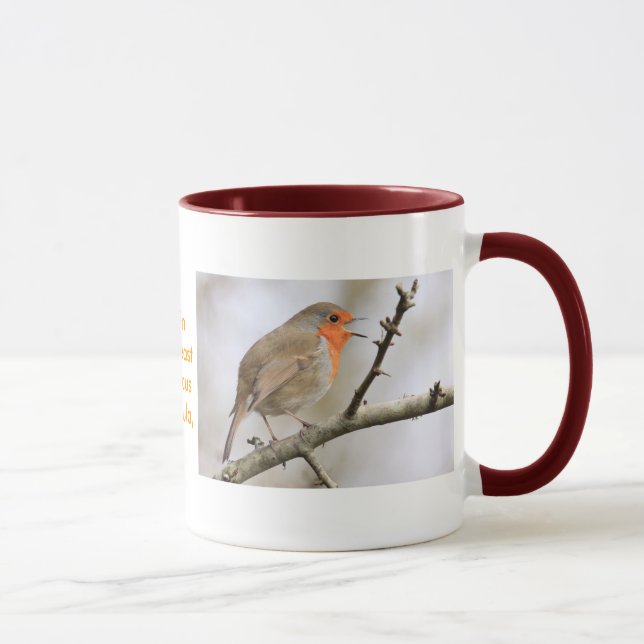 Mug Février Robin (Droite)