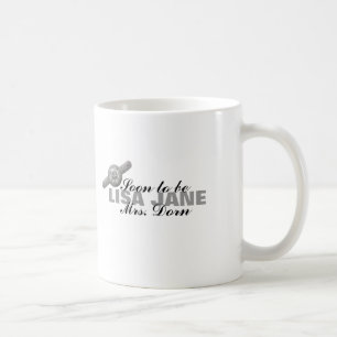 Mug Fiançailles - bientôt pour être Mme (nom)