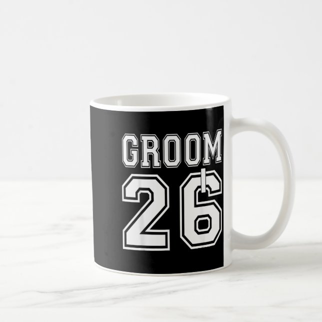 Mug Fiançailles du marié 2026 Mariage lune de miel (Droite)