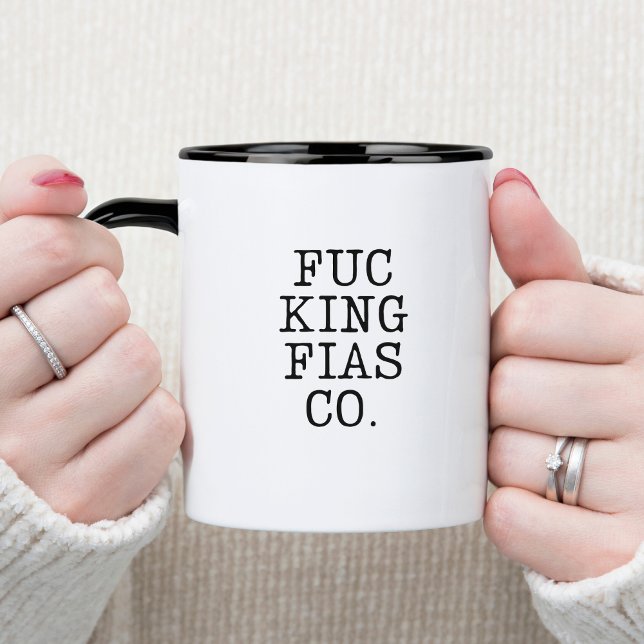 Mug Fiasco Drôle & Sarcasique Minimaliste Gras  (Créateur téléchargé)