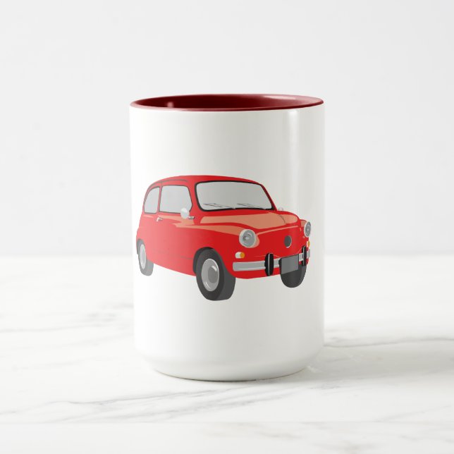 Mug Fiat rouge 500 (Centre)
