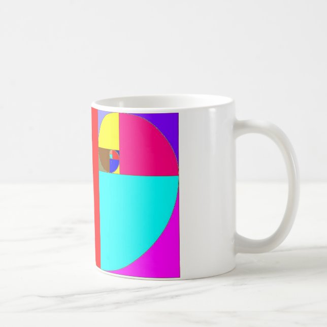 Mug Fibonacci espiral (Droite)