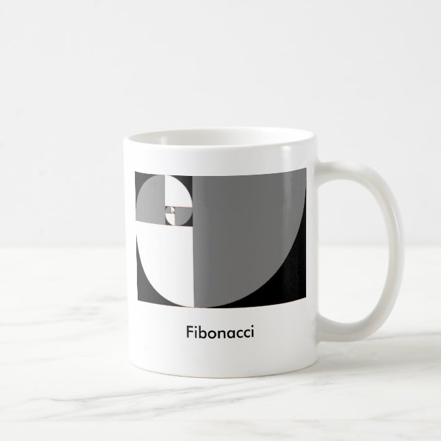 Mug fibonacci_sinistrogira, Fibonacci (Droite)