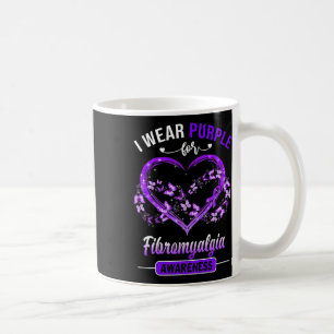 Mug Fibromyalgie Je Porte Le Papillon Violet Hea