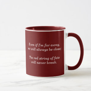 Mug Ficelle rouge de destin