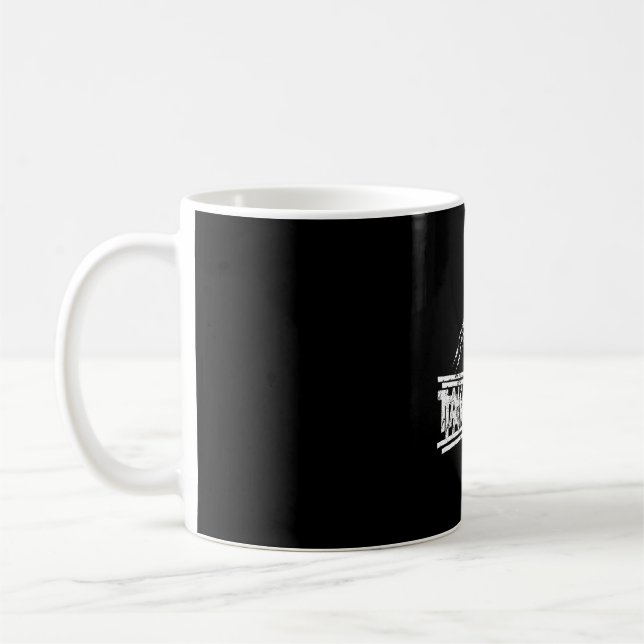 Mug Fichez le camp - citation de randonnée randonneur  (Gauche)
