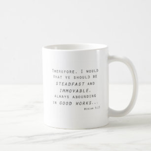 Mug fidèle immuable mosiah écriture lds