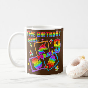 Mug Fidget Toy Pop It Anniversaire Fille 9 ans 9e
