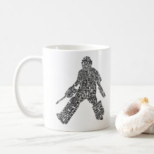 Mug Field Hockey Goalie Word Art