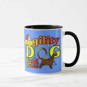 Mug Field Spaniel Agilité