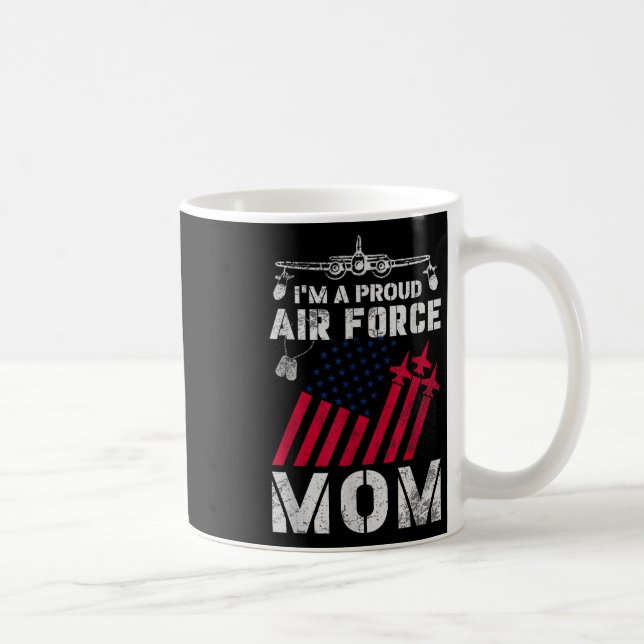 Mug Fier Armée de l'air Maman Militaire Us Force aérie (Droite)