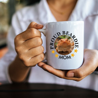 Mug Fier Beardie Maman Personnalisée Photo pour animal