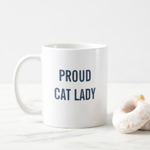 Mug Fier chat Lady Blue Chat