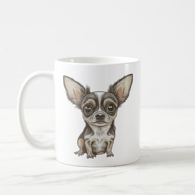 Mug Fier Chihuahua Maman | Chien drôle (Gauche)