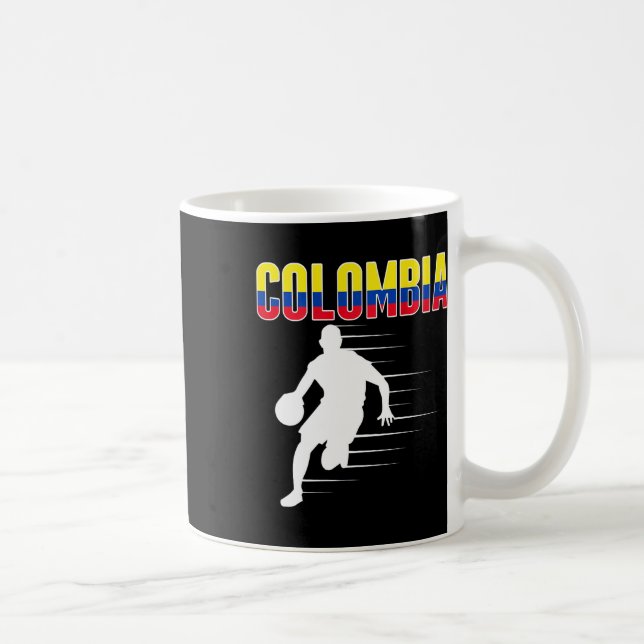 Mug Fier Colombia Sketll Fans Jersey Colombien Drapeau (Droite)