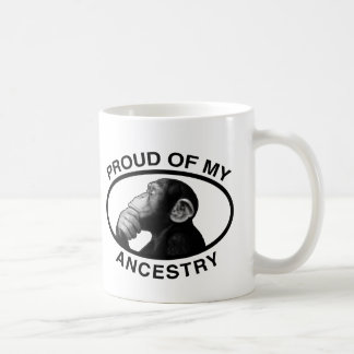 Mug Fier de mon chimpanzé d'ascendance