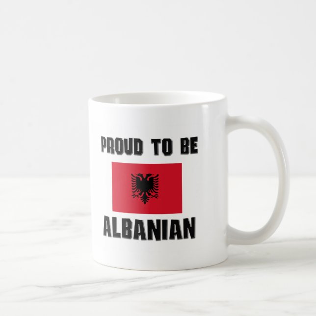 Mug Fier d'être ALBANAIS (Droite)