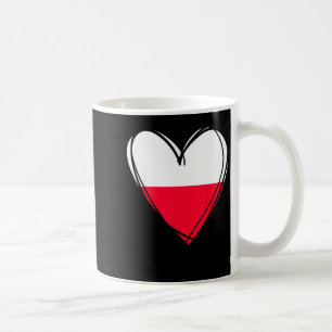 Mug Fier d'être polonais j'aime varsovie drapeau de la