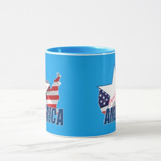 Mug Fier d'être un Américain (Centre)