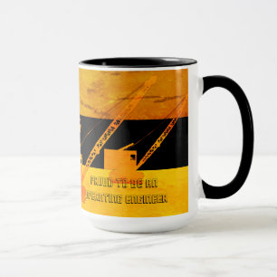 Mug Fier d'être un ingénieur d'exploitation COLORÉ 