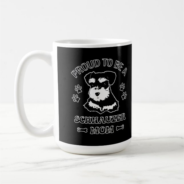 Mug Fier D'Être Une Maman Schnauzer (Gauche)