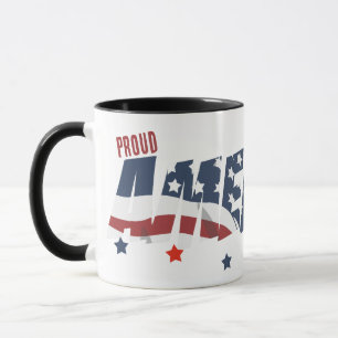 Mug Fier drapeau américain et drapeau américain