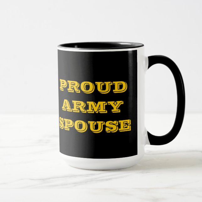Mug Fier Épouse De L'Armée (Droite)