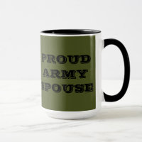 Mug Fier Épouse De L'Armée