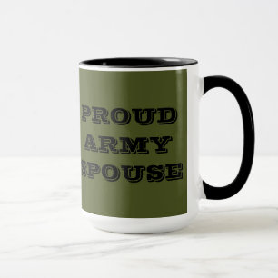 Mug Fier Épouse De L'Armée