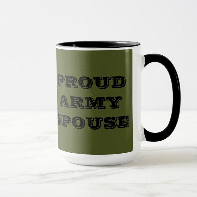 Mug Fier Épouse De L'Armée (Droite)
