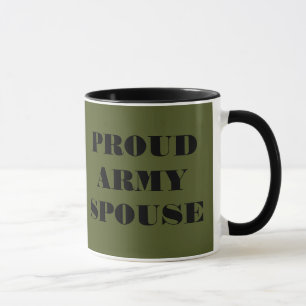 Mug Fier Épouse De L'Armée