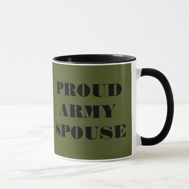 Mug Fier Épouse De L'Armée (Droite)