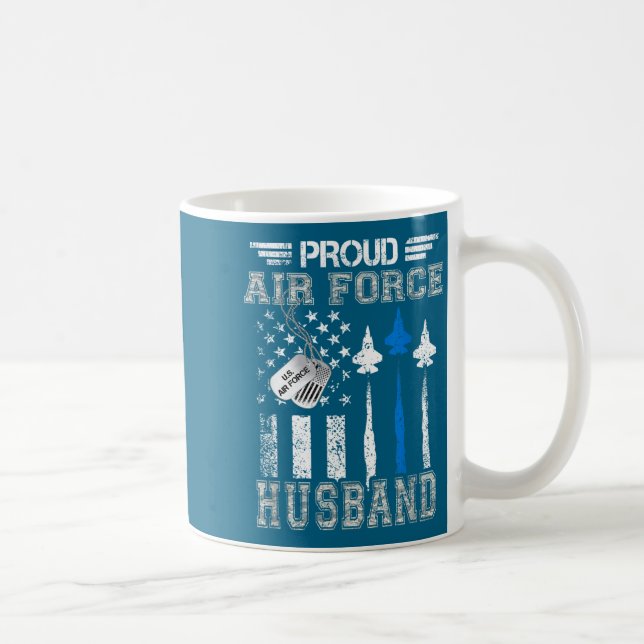 Mug Fier époux de l'armée de l'air graduation de l'arm (Droite)