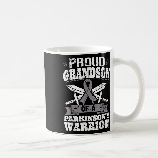 Mug Fier Grand-Fils D'Un Parkinsons Guerrier Décerceur (Droite)