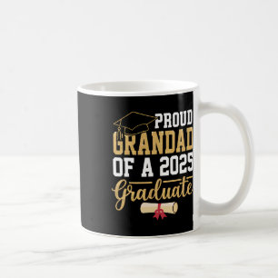 Mug Fier grand-père d'un diplômé de 2025 Classe termin