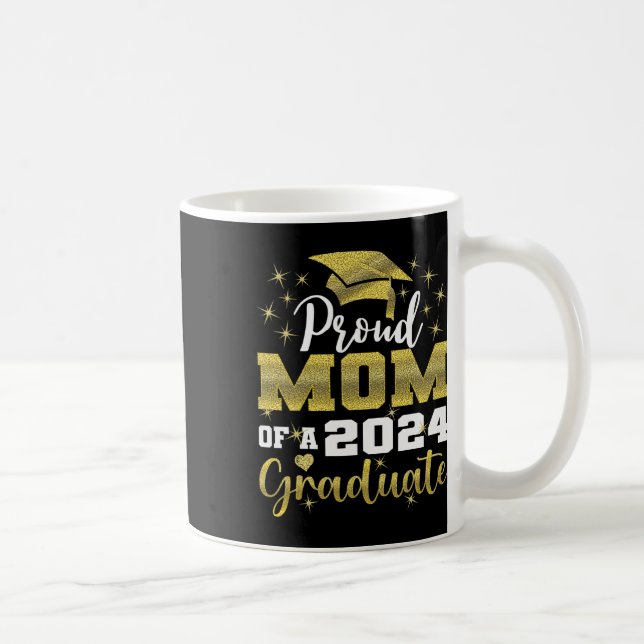 Mug Fier Maman De 2024 Diplômé Awesome Family College (Droite)