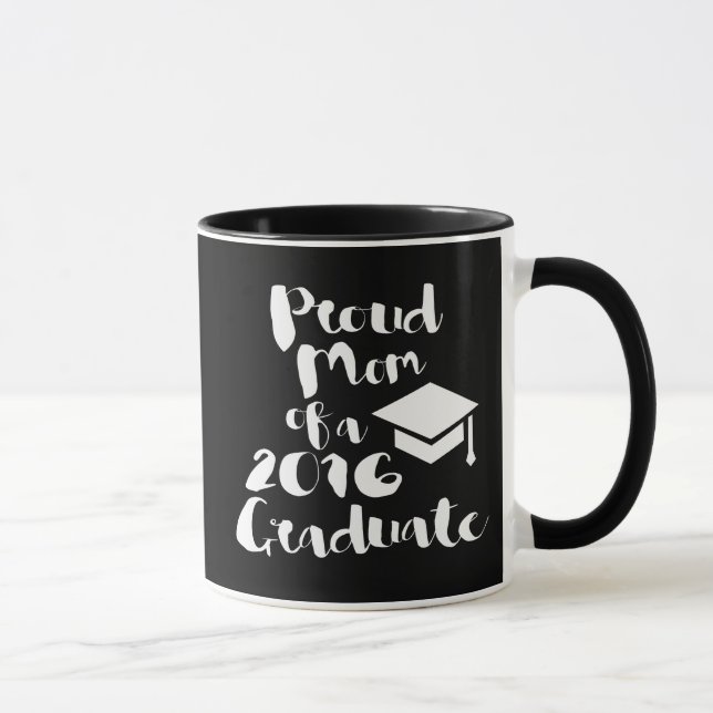 Mug Fier maman d'un diplômé de 2016 (Droite)