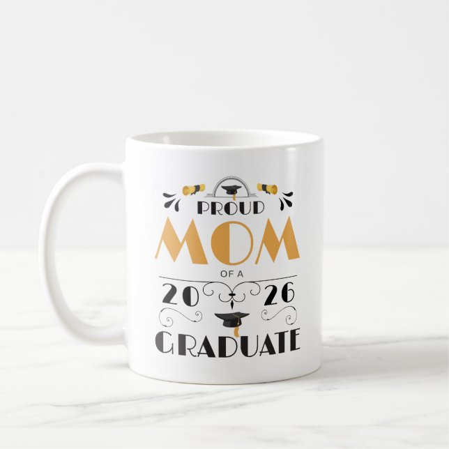Mug Fier Maman D'Une Classe Supérieure De 2026 De 2026 (Gauche)