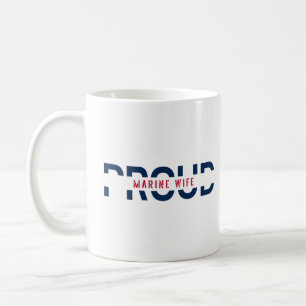 Mug Fier Marine Femme Rouge et Bleu T-shirt Femme
