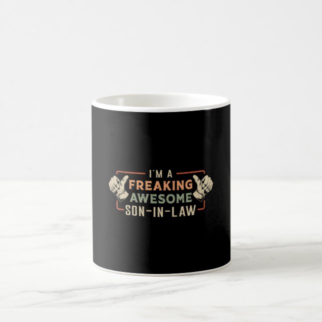 Mug Fier Meilleur Fils En Droit Fils Freaking Idée Cad (Centre)