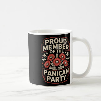 Mug Fier Membre Du Parti Panican De Protestation Contr